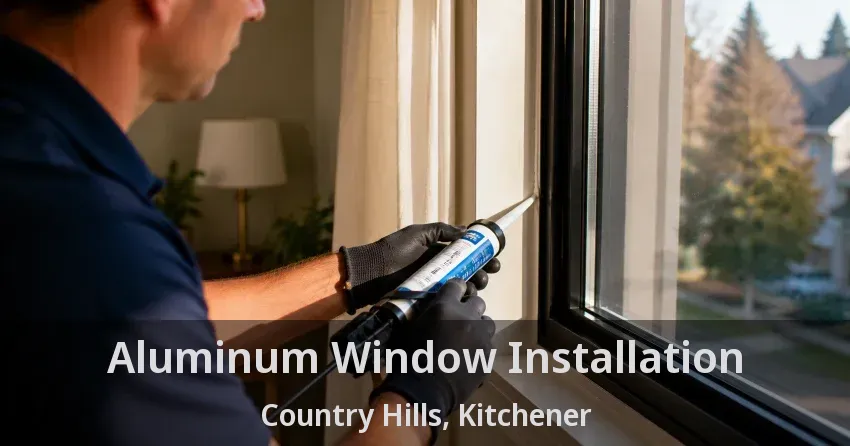 Aluminum Window Installation Country Hills, Kitchener - ON