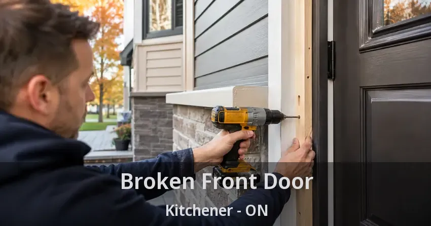 Broken Front Door Kitchener - ON
