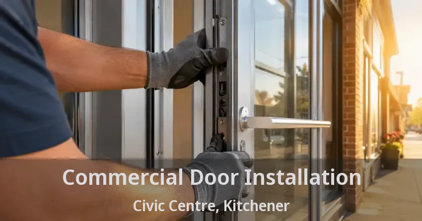 Commercial Door Installation Civic Centre, Kitchener - ON
