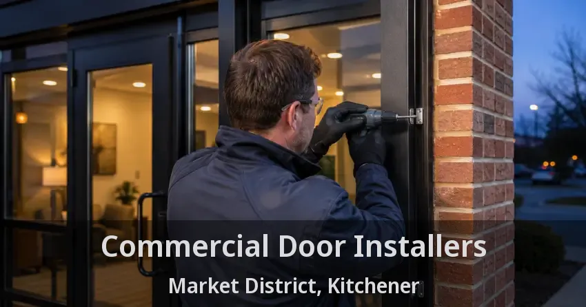 Commercial Door Installers Market District, Kitchener - ON