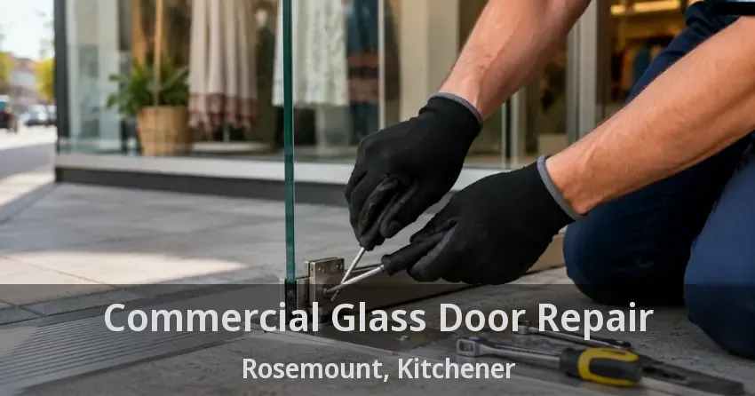 Commercial Glass Door Repair Rosemount, Kitchener - ON