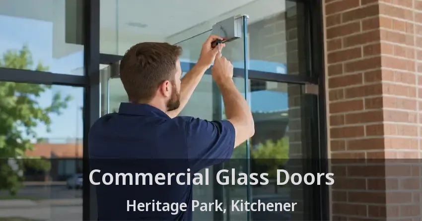 Commercial Glass Doors Heritage Park, Kitchener - ON