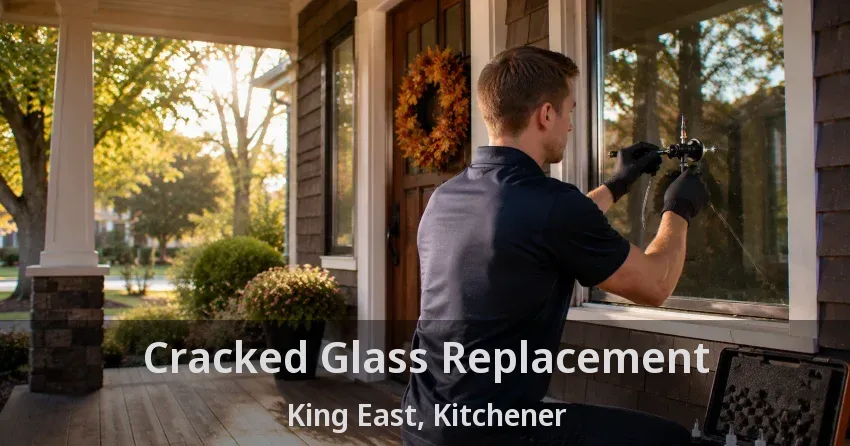 Cracked Glass Replacement King East, Kitchener - ON
