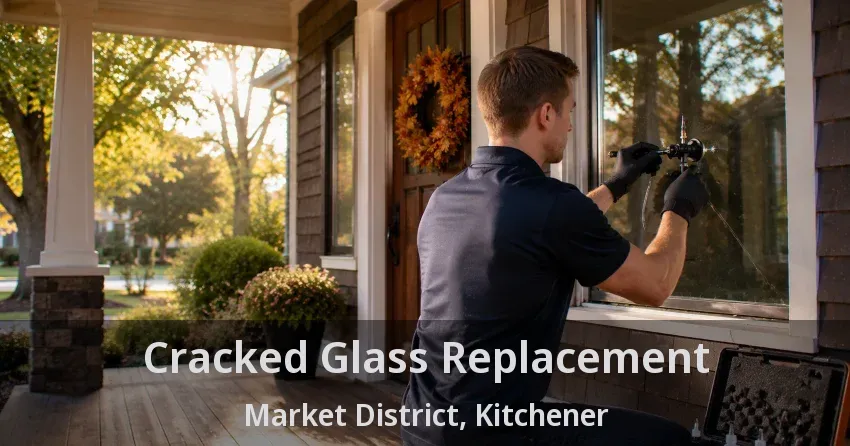 Cracked Glass Replacement Market District, Kitchener - ON