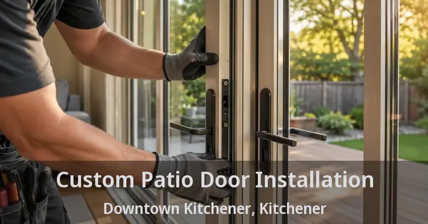 Custom Patio Door Installation Downtown Kitchener, Kitchener - ON