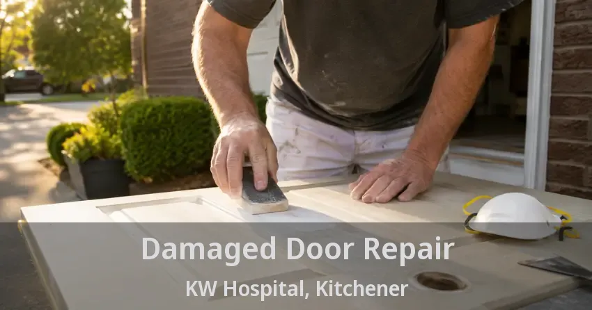 Damaged Door Repair KW Hospital, Kitchener - ON