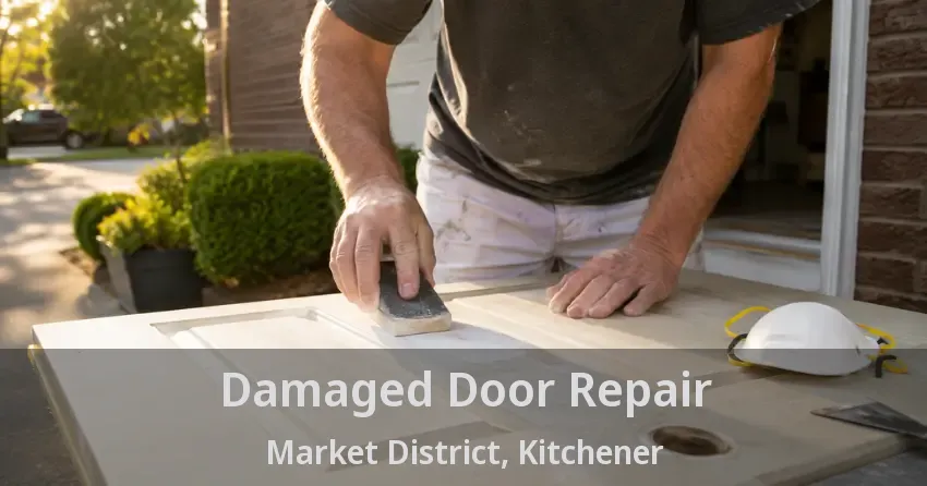 Damaged Door Repair Market District, Kitchener - ON