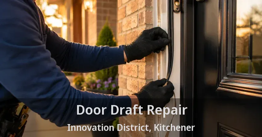 Door Draft Repair Innovation District, Kitchener - ON