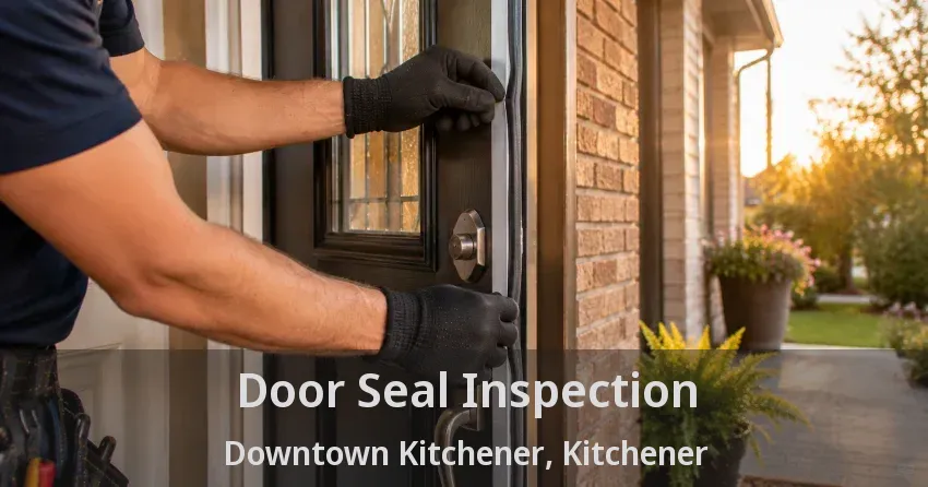 Door Seal Inspection Downtown Kitchener, Kitchener - ON