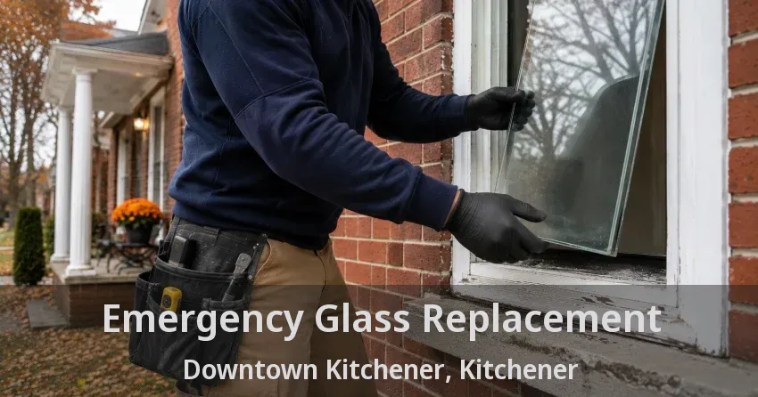 Emergency Glass Replacement Downtown Kitchener, Kitchener - ON