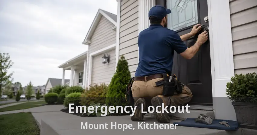 Emergency Lockout Mount Hope, Kitchener - ON