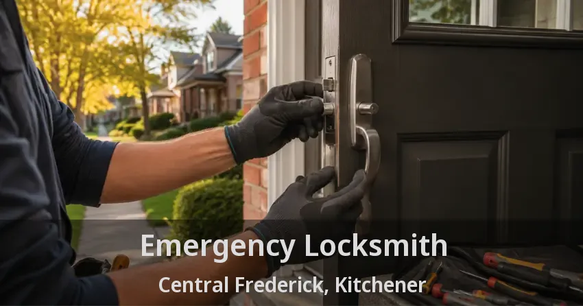 Emergency Locksmith Central Frederick, Kitchener - ON