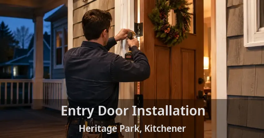Entry Door Installation Heritage Park, Kitchener - ON