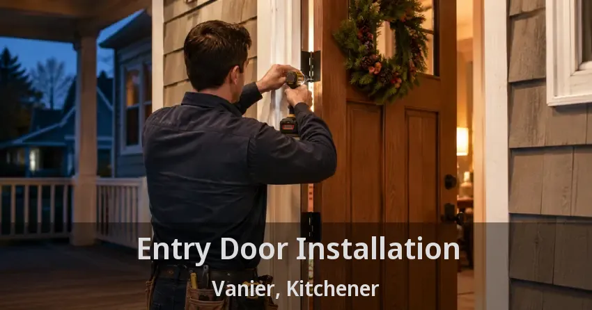 Entry Door Installation Vanier, Kitchener - ON