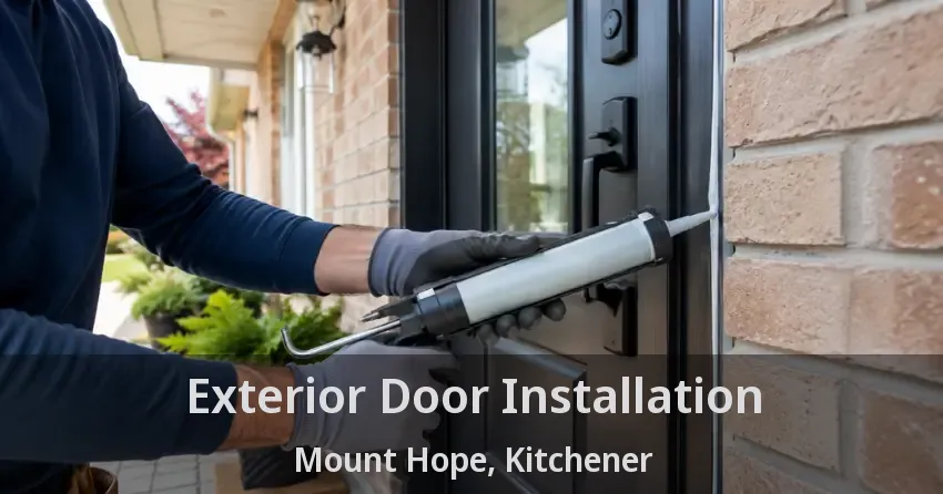 Exterior Door Installation Mount Hope, Kitchener - ON