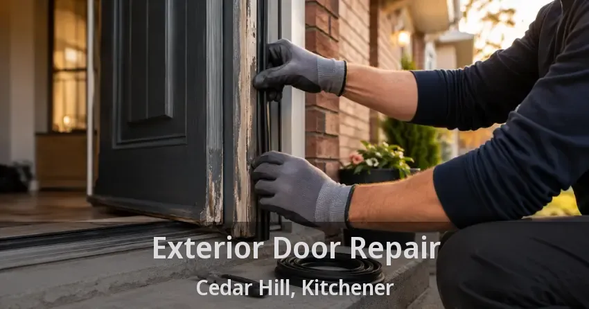 Exterior Door Repair Cedar Hill, Kitchener - ON