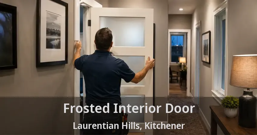 Frosted Interior Door Laurentian Hills, Kitchener - ON