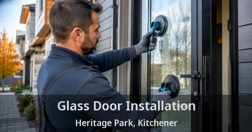 Glass Door Installation Heritage Park, Kitchener - ON