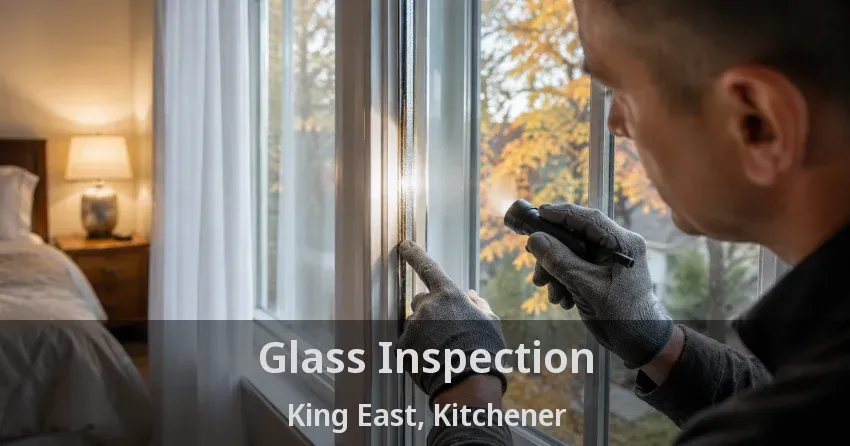 Glass Inspection King East, Kitchener - ON