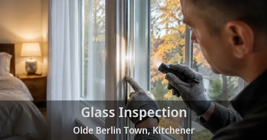 Glass Inspection Olde Berlin Town, Kitchener - ON