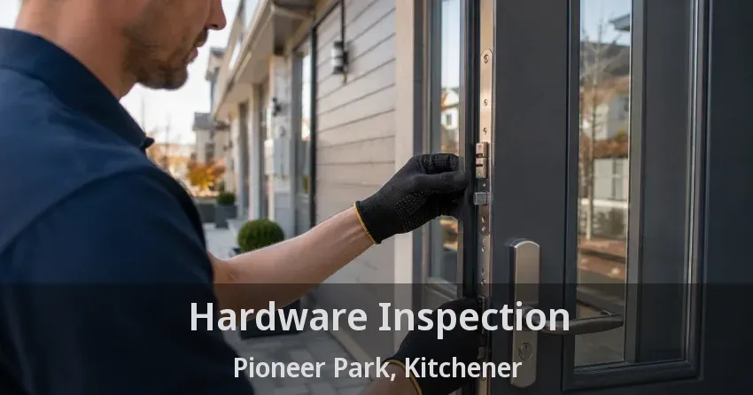 Hardware Inspection Pioneer Park, Kitchener - ON