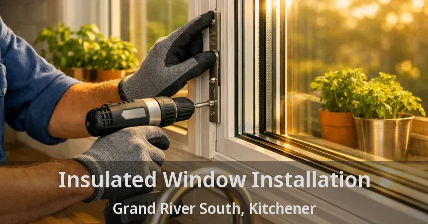 Insulated Window Installation Grand River South, Kitchener - ON