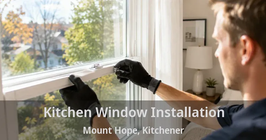 Kitchen Window Installation Mount Hope, Kitchener - ON