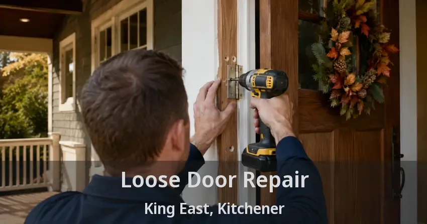 Loose Door Repair King East, Kitchener - ON