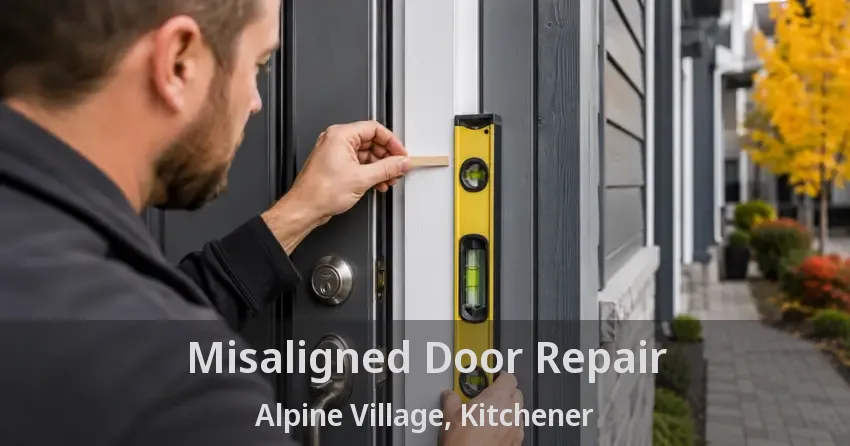 Misaligned Door Repair Alpine Village, Kitchener - ON