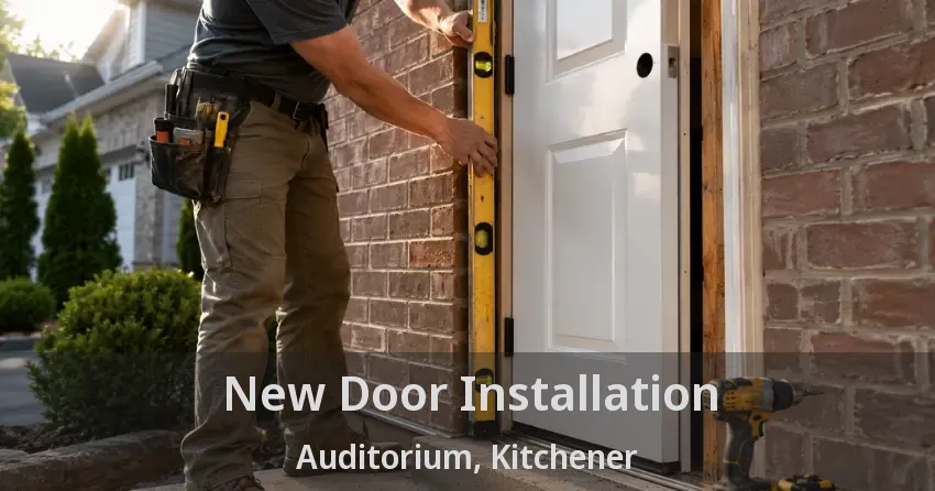 New Door Installation Auditorium, Kitchener - ON