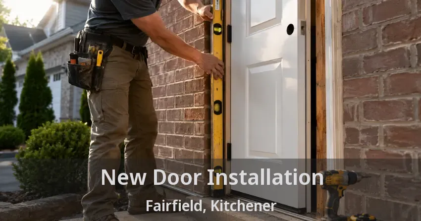 New Door Installation Fairfield, Kitchener - ON