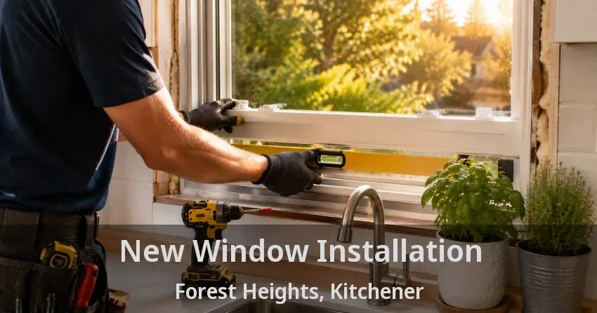 New Window Installation Forest Heights, Kitchener - ON