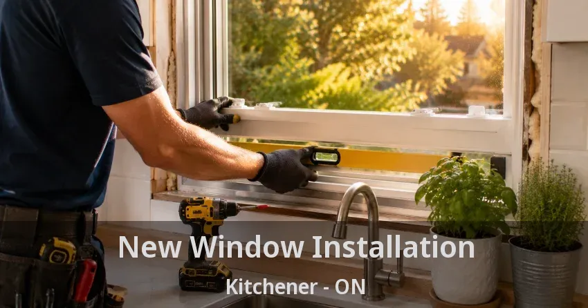 New Window Installation Kitchener - ON