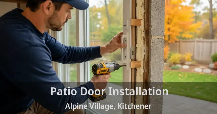 Patio Door Installation Alpine Village, Kitchener - ON