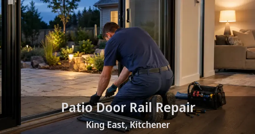Patio Door Rail Repair King East, Kitchener - ON