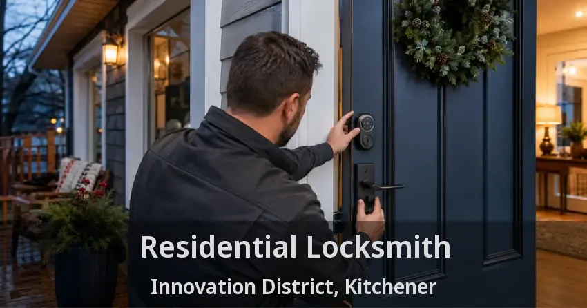 Residential Locksmith Innovation District, Kitchener - ON