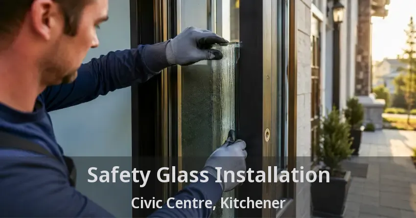 Safety Glass Installation Civic Centre, Kitchener - ON