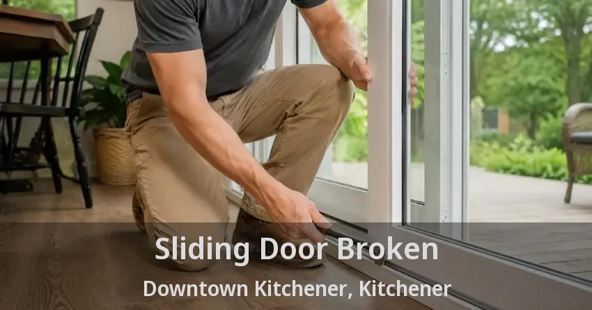 Sliding Door Broken Downtown Kitchener, Kitchener - ON