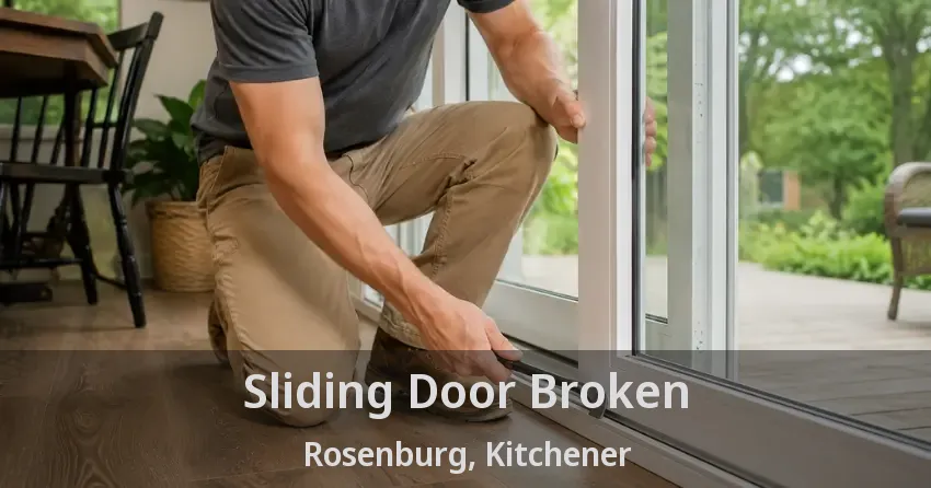 Sliding Door Broken Rosenburg, Kitchener - ON