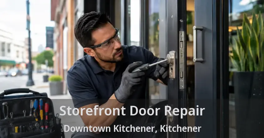 Storefront Door Repair Downtown Kitchener, Kitchener - ON