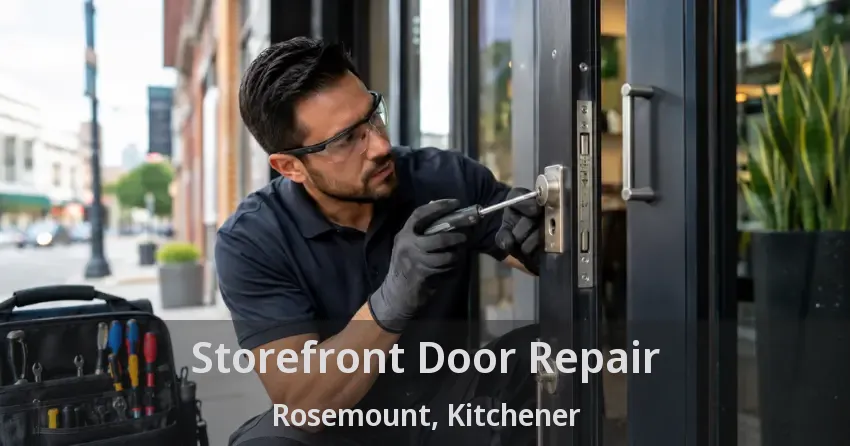 Storefront Door Repair Rosemount, Kitchener - ON