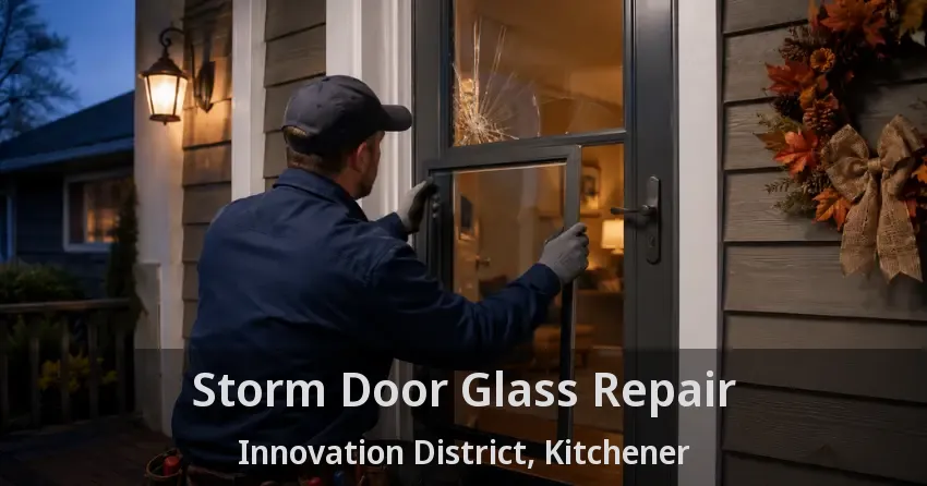 Storm Door Glass Repair Innovation District, Kitchener - ON