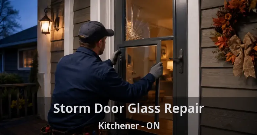 Storm Door Glass Repair Kitchener - ON