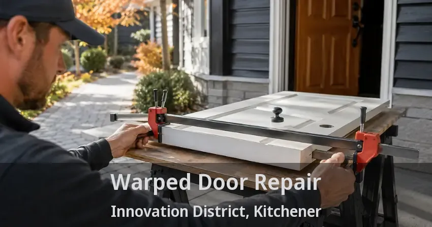 Warped Door Repair Innovation District, Kitchener - ON