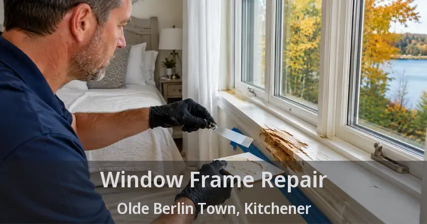 Window Frame Repair Olde Berlin Town, Kitchener - ON