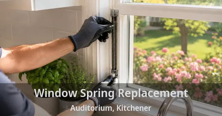 Window Spring Replacement Auditorium, Kitchener - ON