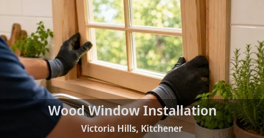 Wood Window Installation Victoria Hills, Kitchener - ON