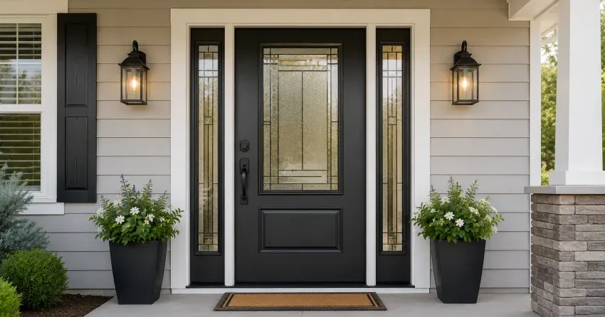 full door replacement installation in Eastwood, Kitchener