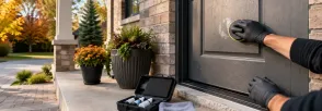 Fiberglass Door Repair Auditorium, Kitchener