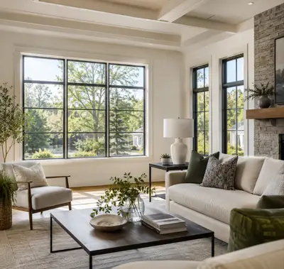 Completed interior project by Windows & Doors Kitchener